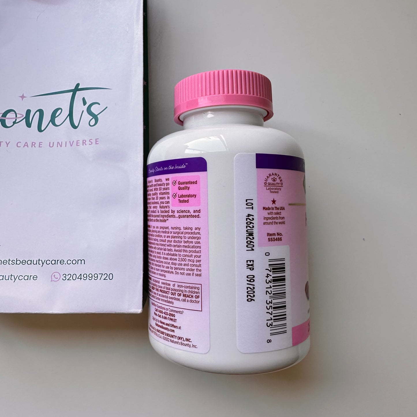 Hair,Skin & Nails Softgels 250 capsulas