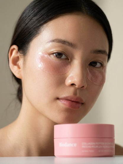 Collagen peptide eye patches