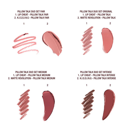 Mini pillow talk lip kit