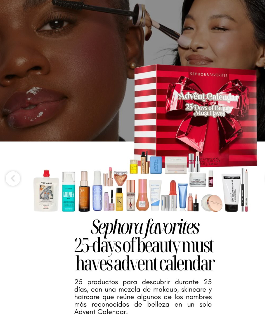 Calendario de Adviento Sephora 2026
