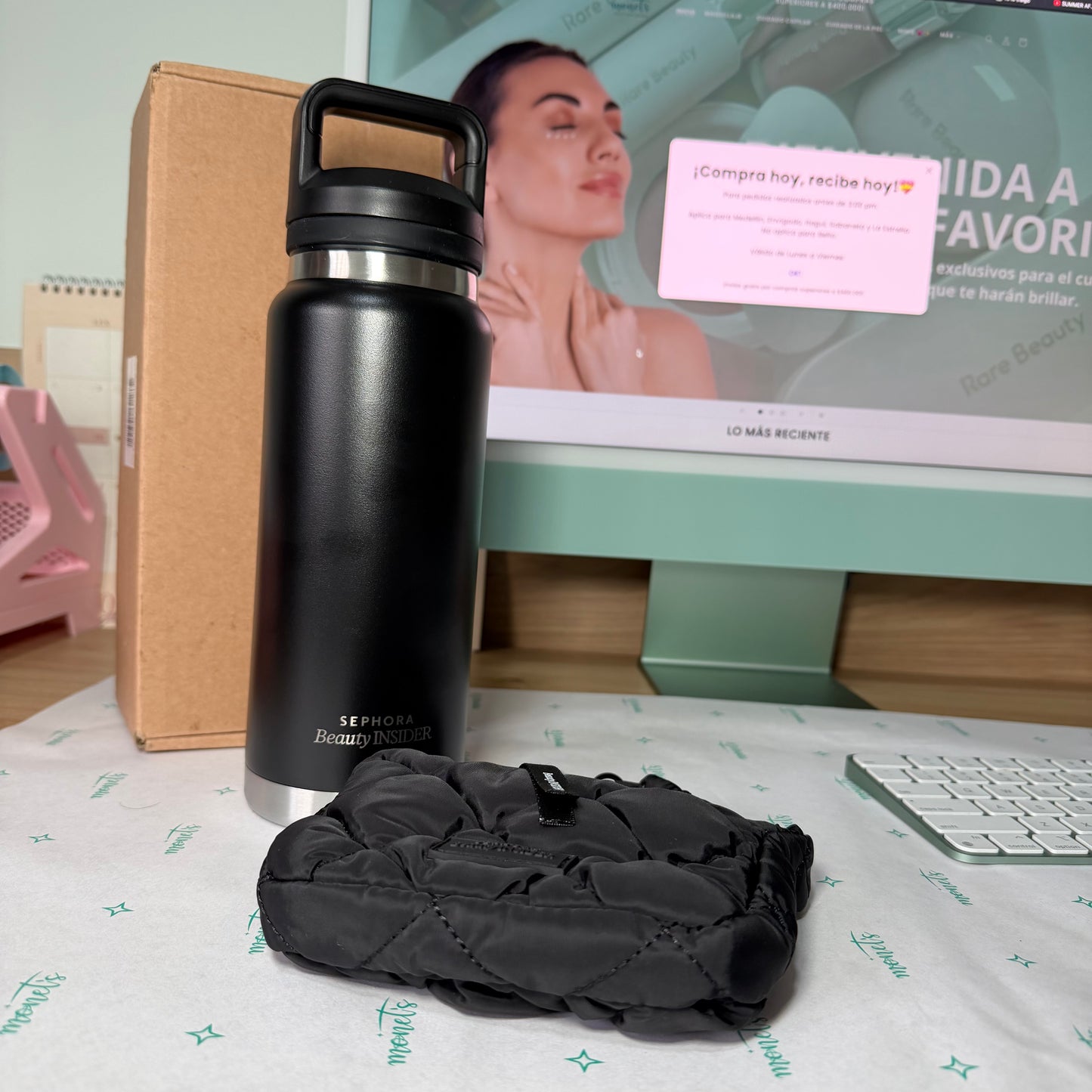 Termo 32 Onz Sephora + Pouch Set