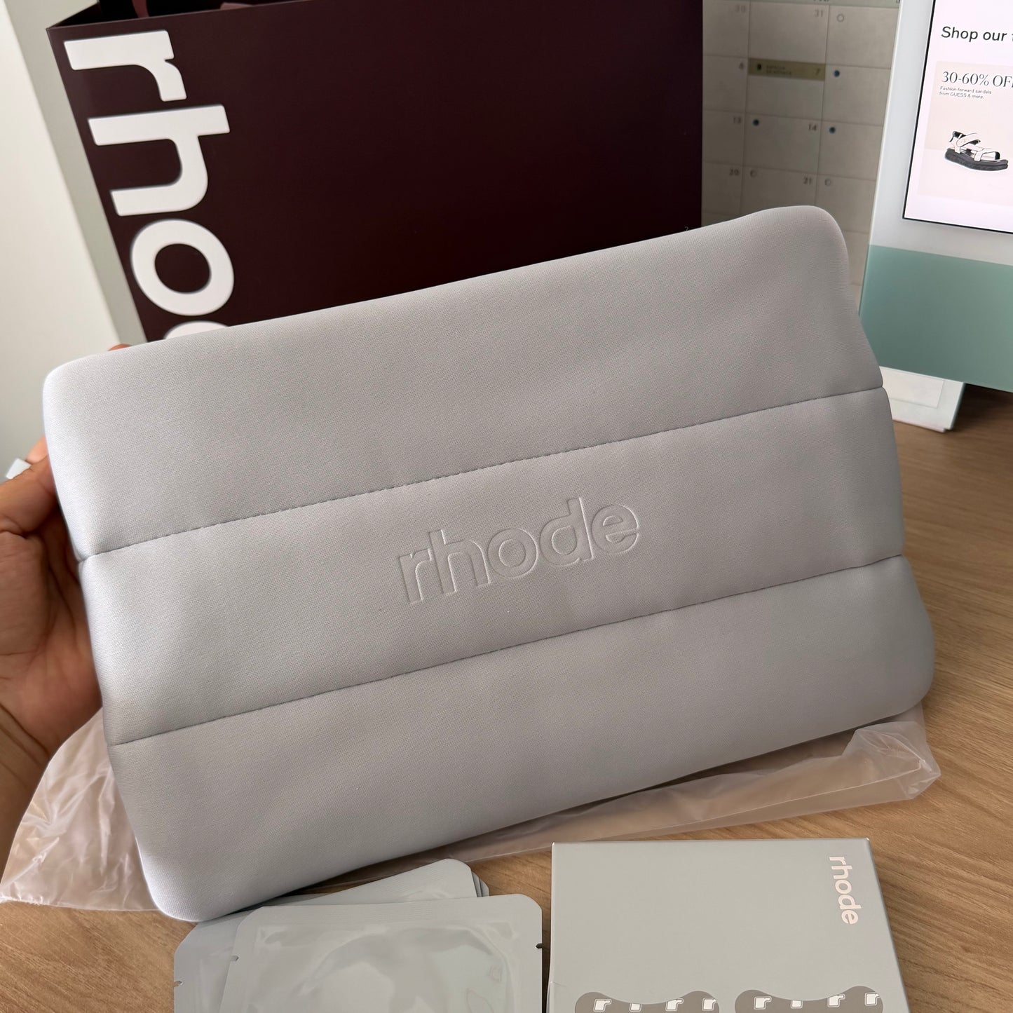 Kit Rhode Beauty Bag+Eye prep