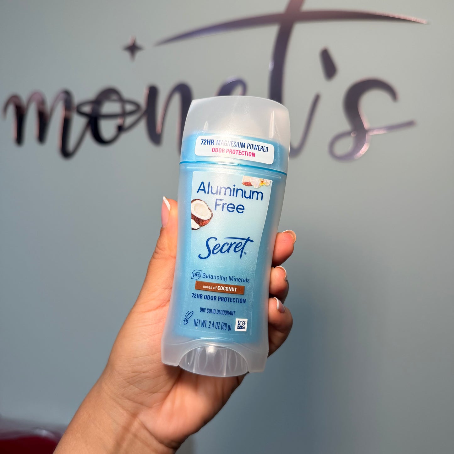Desodorante Secret Aluminum Free 72h
