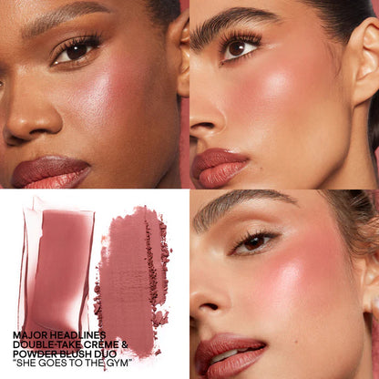 Mini Major Headlines Blush Duo in Soft Pink