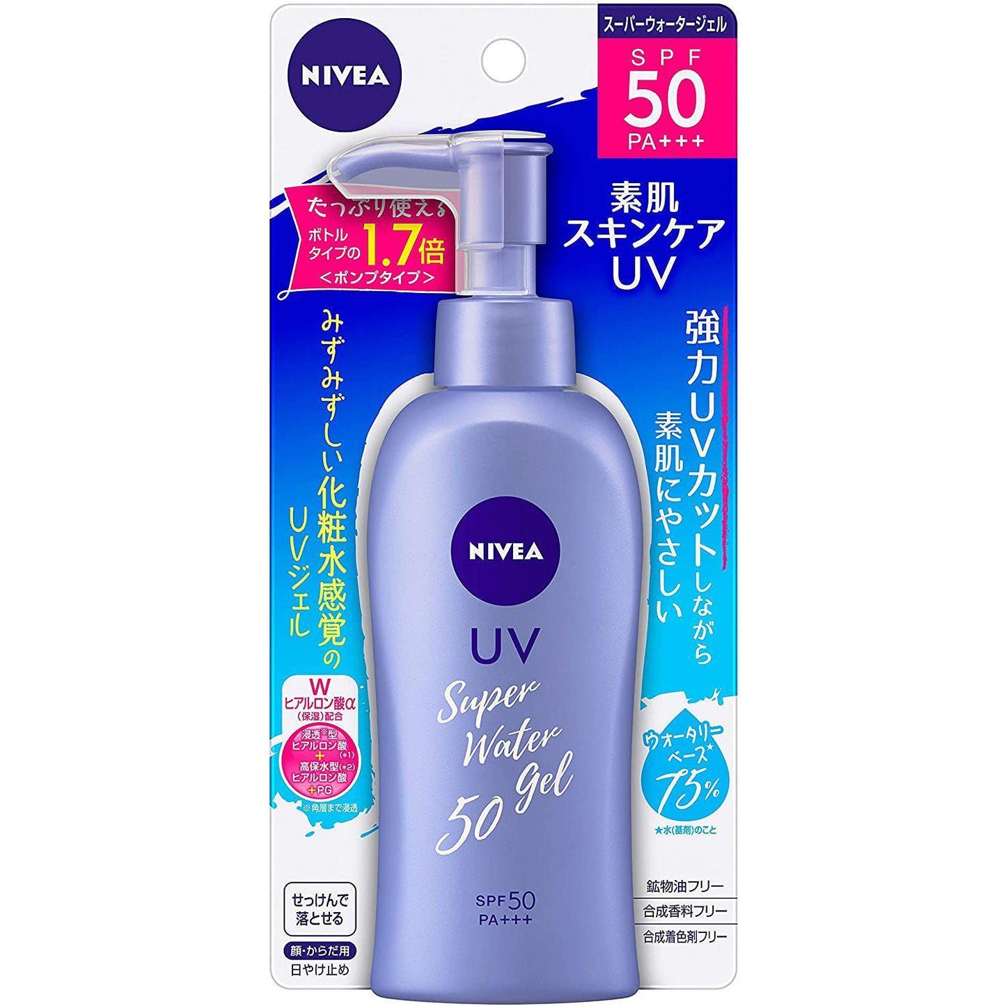 Nivea Water Gel Spf 50 140 gr