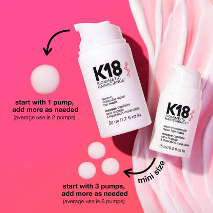 Tratamiento K18 Leave-in Molecular Repair Hair Mask 15 ml