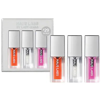 HAUS LABS BY LADY GAGA Mini PhD Lip Oil Trio Set